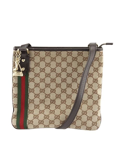 gucci brown leather bag crossbody|gucci beige crossbody bag.